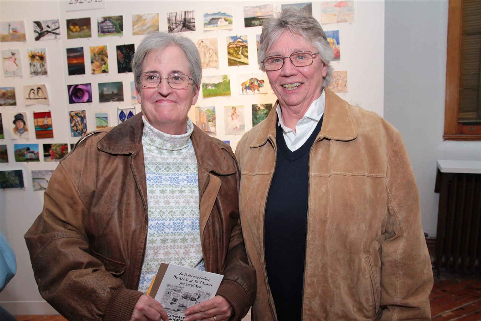 Smiles at Art Off the Wall in Carnegie Art Center